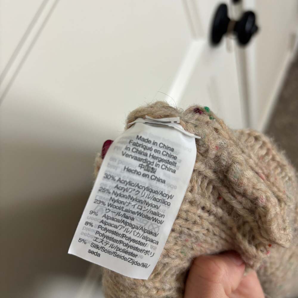 Madewell Marled Panelstitch Chunky Grandpa Open Front Cardigan Sweater - Picture 6 of 6